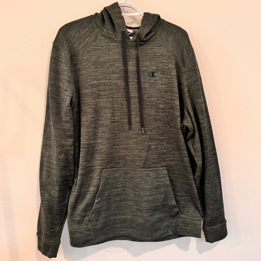 Champion Men's Dark Green Hoodie